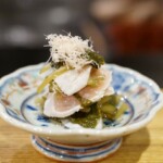 ワサビの葉とささみ