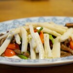 レンコンとロース肉の炒め