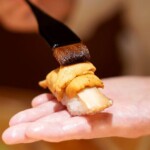 黒鮑に由良の雲丹
