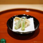 鱚としし唐の天ぷら